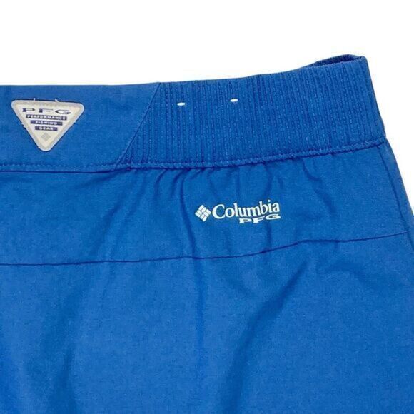 COLUMBIA PFG Cargo Skort Women Small Blue Golf Tennis Athletic Performance Skirt - Picture 6 of 13